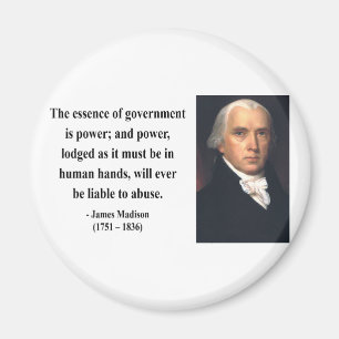 Aimant Citation 5b de James Madison