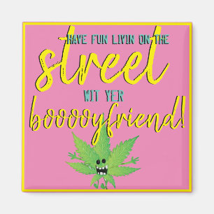 Aimant Citation amusante "Babs"