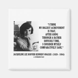 Aimant Citation comparativement raisonnable de Jacqueline