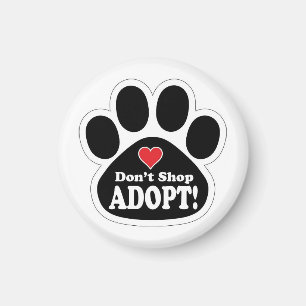 Aimant Citation d'animaux de compagnie d'aujourd'hui Adop