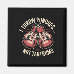 Aimant Citation de boîte mème Forts Punches Zéro Drama Pu