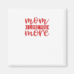 Aimant Citation de famille douce Maman t'aime plus