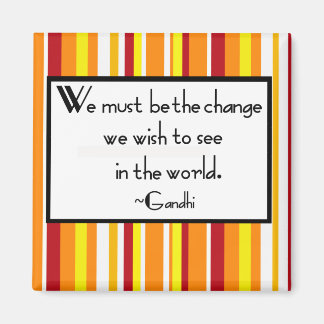 Aimant Citation de Gandhi
