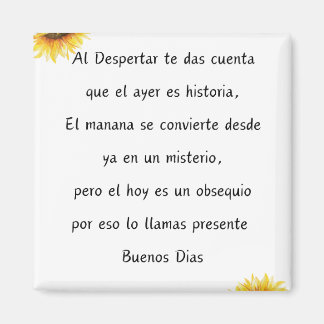 Aimant Citation de los Buenos dias