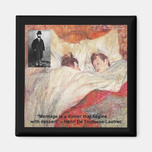 Aimant Citation de mariage Toulouse-Lautrec Cadeaux et Te