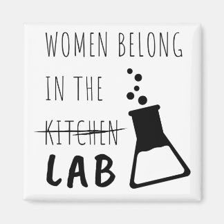 Aimant Citation De Scientifiques Féminines Du Laboratoire