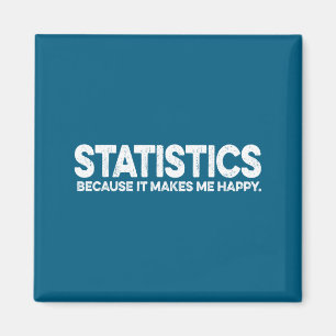 Aimant Citation de statistiques drôle pour professeur de