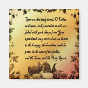 Aimant Citation de thanksgiving