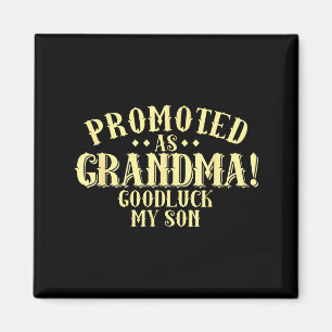 Aimant Citation drôle de promotion de nouvelle grand-mère