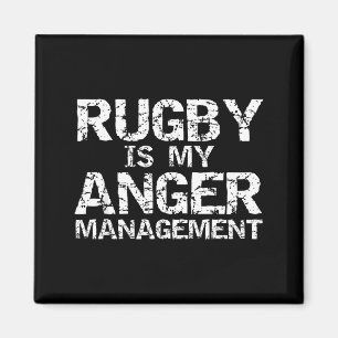 Aimant Citation drôle de rugby Cadeau vintage Rugby est m