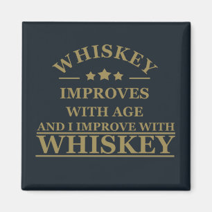 Aimant citation drôle de whiskey