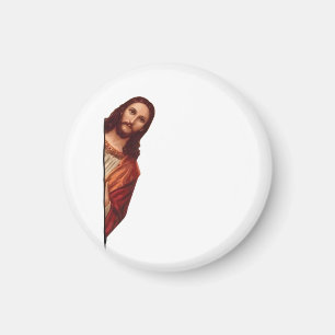 Aimant Citation drôle Jésus Meme, J'ai vu ça Jésus 