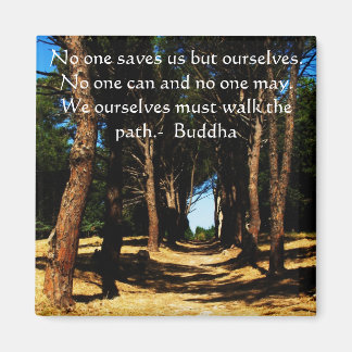 Aimant Citation du chemin Bouddha