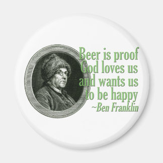 Aimant Citation Franklin Beer