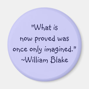 Aimant Citation imaginée par Blake de William