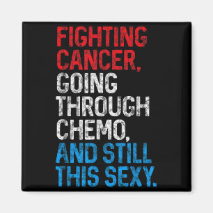 Aimant Citation Inspirante de Lutte Contre le Cancer Drôl