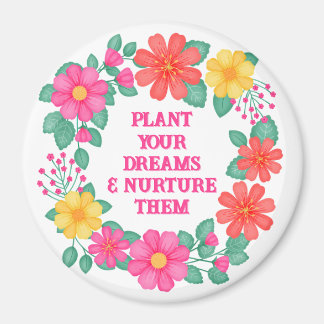 Aimant Citation Inspirationnelle Créez votre propre flora