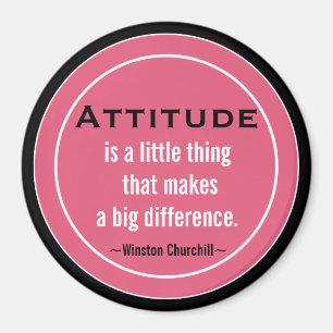 Aimant Citation inspirée de Churchill