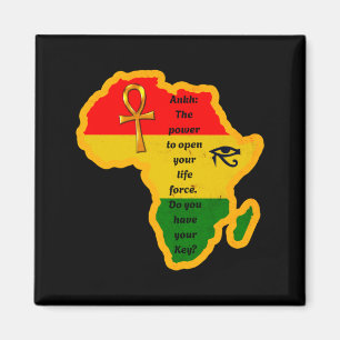 Aimant citation junenth africain ankh wer