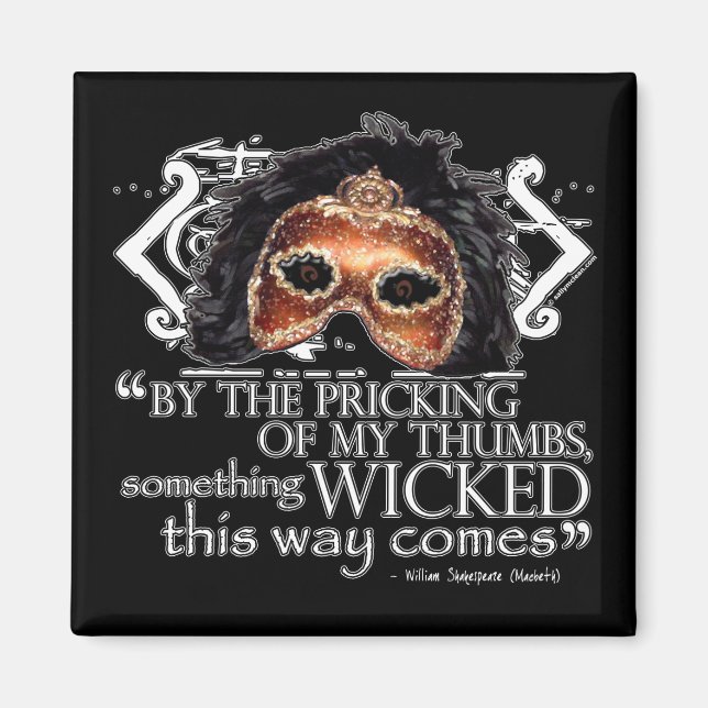 Aimant Citation Macbeth (Devant)