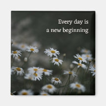 Citation personnalisée / Florale de marguerite per