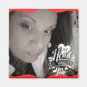 Aimant Citation Photo Saint Valentin Longue distance