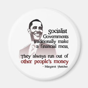 Aimant Citation socialiste de Thatcher