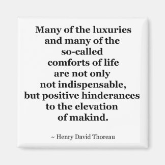 Aimant Citation Thoreau