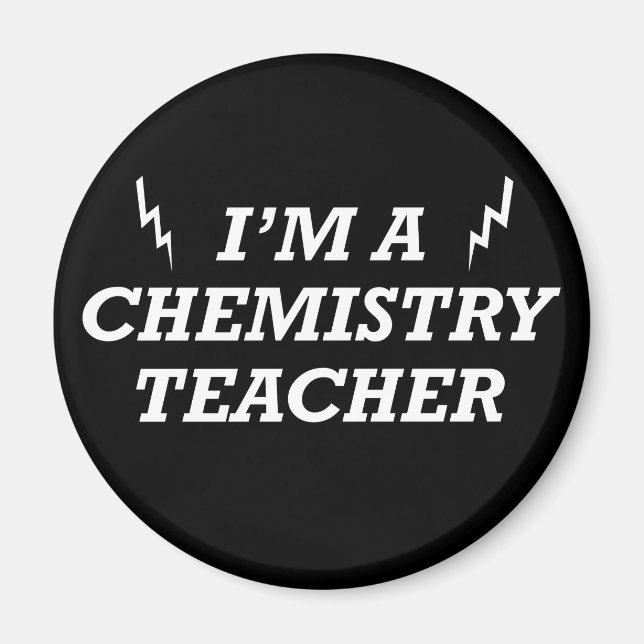 Aimant Citations amusantes à propos de professeur de chim (Devant)