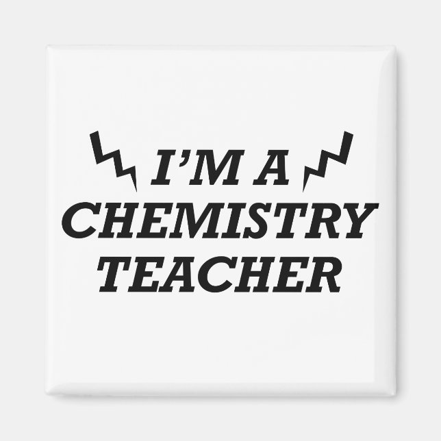 Aimant Citations amusantes à propos de professeur de chim (Devant)
