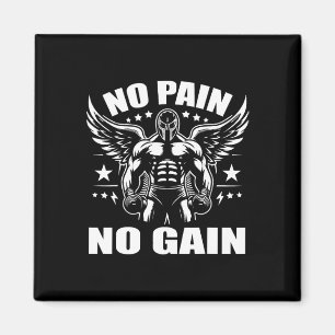 Aimant Citations De Boxer Pas De Douleur Pas De Gain Sign