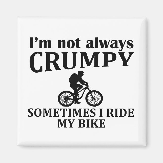 Aimant citations de cyclisme drôles (Devant)