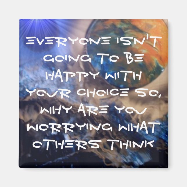 Aimant Citations d'Inspiration SUPERNOVA VIRTUE GALAXY (Devant)