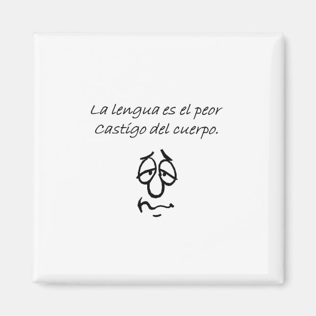 Aimant Citations espagnoles (Devant)
