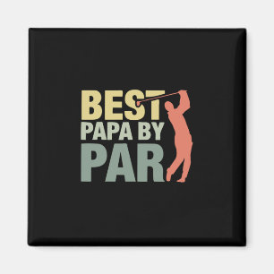 Aimant Citations grand-père   Best Papa By Par Golf