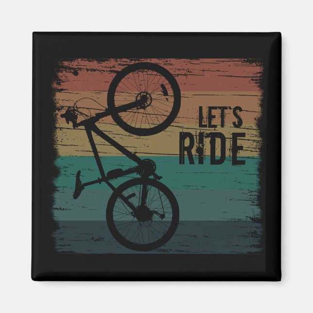 Aimant citations inspirantes à vélo (Devant)