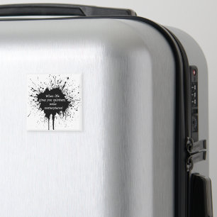 Aimant citations inspirantes vie splatter peinture créati