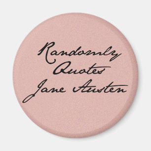 Aimant Cite aléatoirement l'aimant de Jane Austen