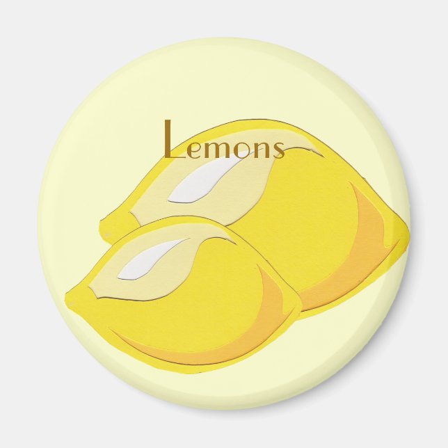 Aimant citron (Devant)