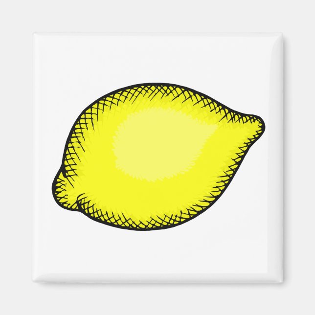 Aimant Citron géant (Devant)