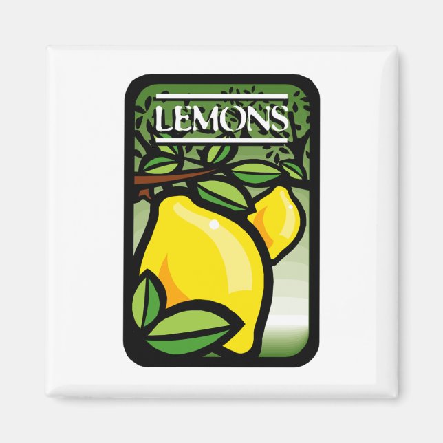 Aimant Citrons (Devant)