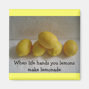 Aimant Citrons avec la "vie"