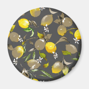 Aimant citrons d'aquarelle 34