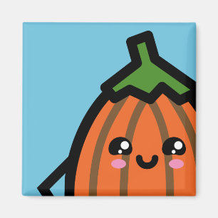 Aimant Citrouille déplaisant d'oeufs - Halloween