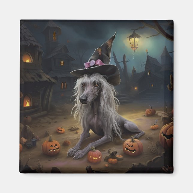 Aimant Citrouilles Crête-de-chien Halloween Épouvantables (Devant)