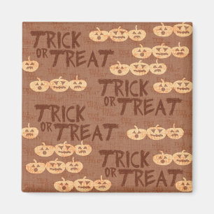 Aimant Citrouilles sculptés