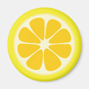 Aimant Citrus juteux Citron Tropical Fruit Slice Cuisine