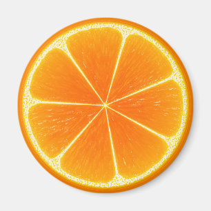 Aimant Citrus Orange Fruit Slice
