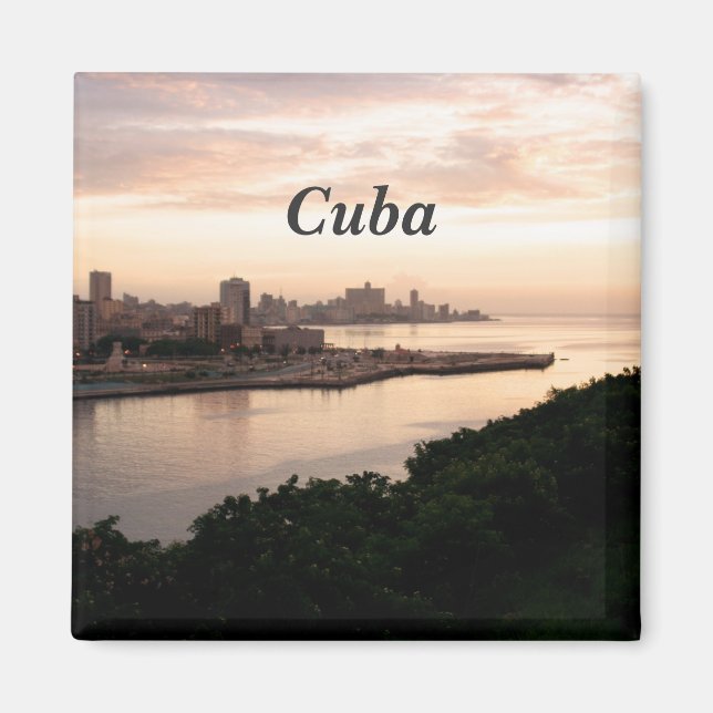Aimant Cityscape cubaine (Devant)