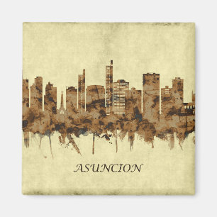 Aimant Cityscape d'Asunción Paraguay